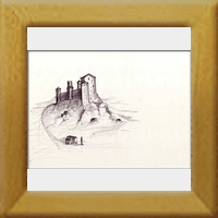 Castello fantastico di Gradoli nel XII Sec.